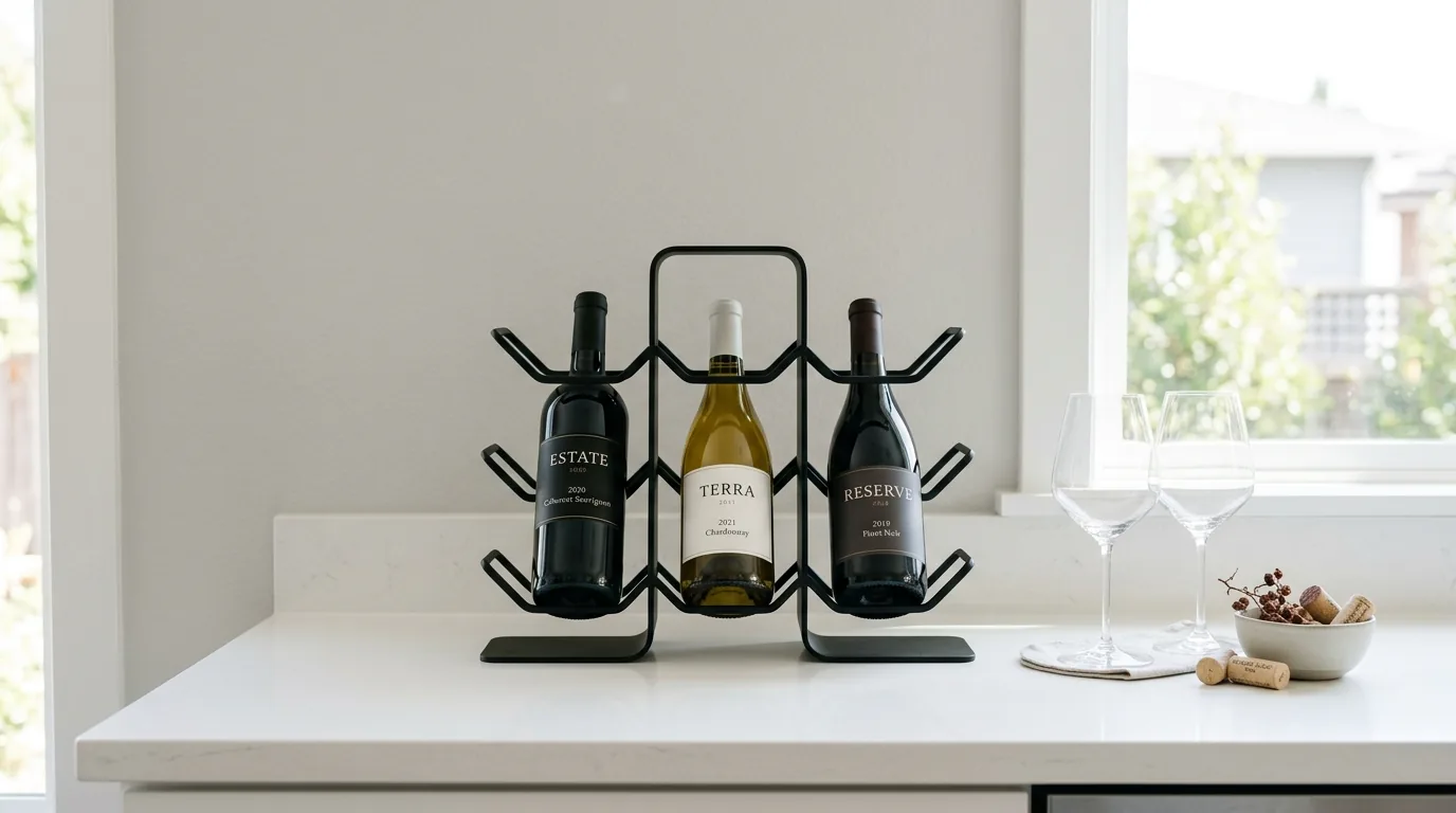 Add a small wine bar corner for rituals